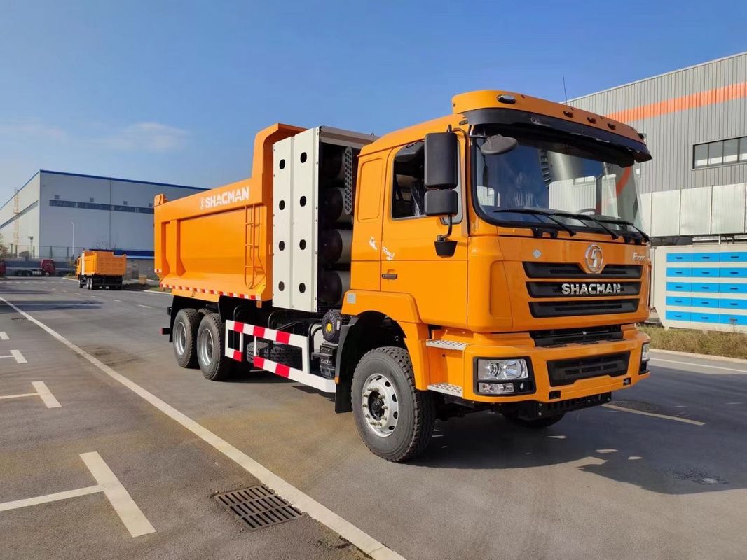 SHACMAN F3000 6x4 camión de descarga de GNC 10JSD180 QH50 transmisión de línea 340 HP/430HP 12.00R20 neumáticos