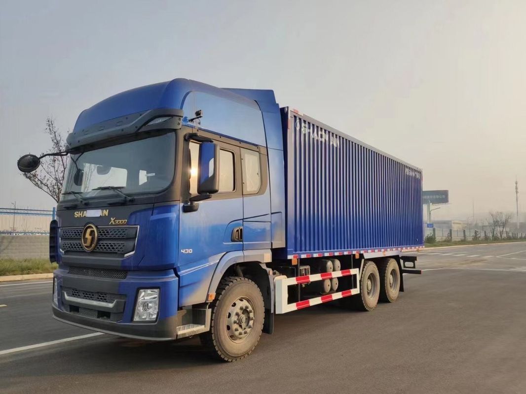 SHACMAN Wing Van Camión X3000 8x4 380hp 10 ruedas Wing Van camión pesado transporte
