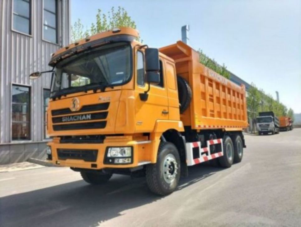 Nuevo camión de carga pesada SHACMAN F3000 6x4 380 EuroII amarillo 10 ruedas