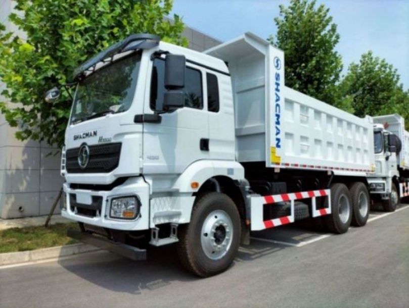 SHACMAN F3000 camión de basura 6x4 motor WEICHAI 420hp Euro II blancos con 10 llantas