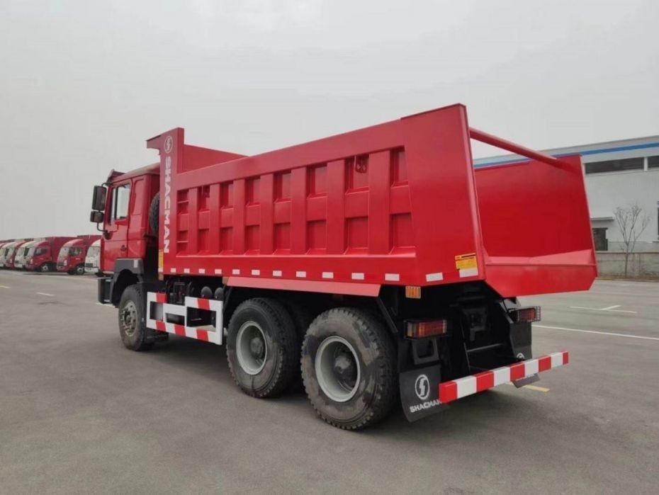 10 Intentos SHACMAN camión rojo F3000 camión camión camión de descarga 380HP para la minería