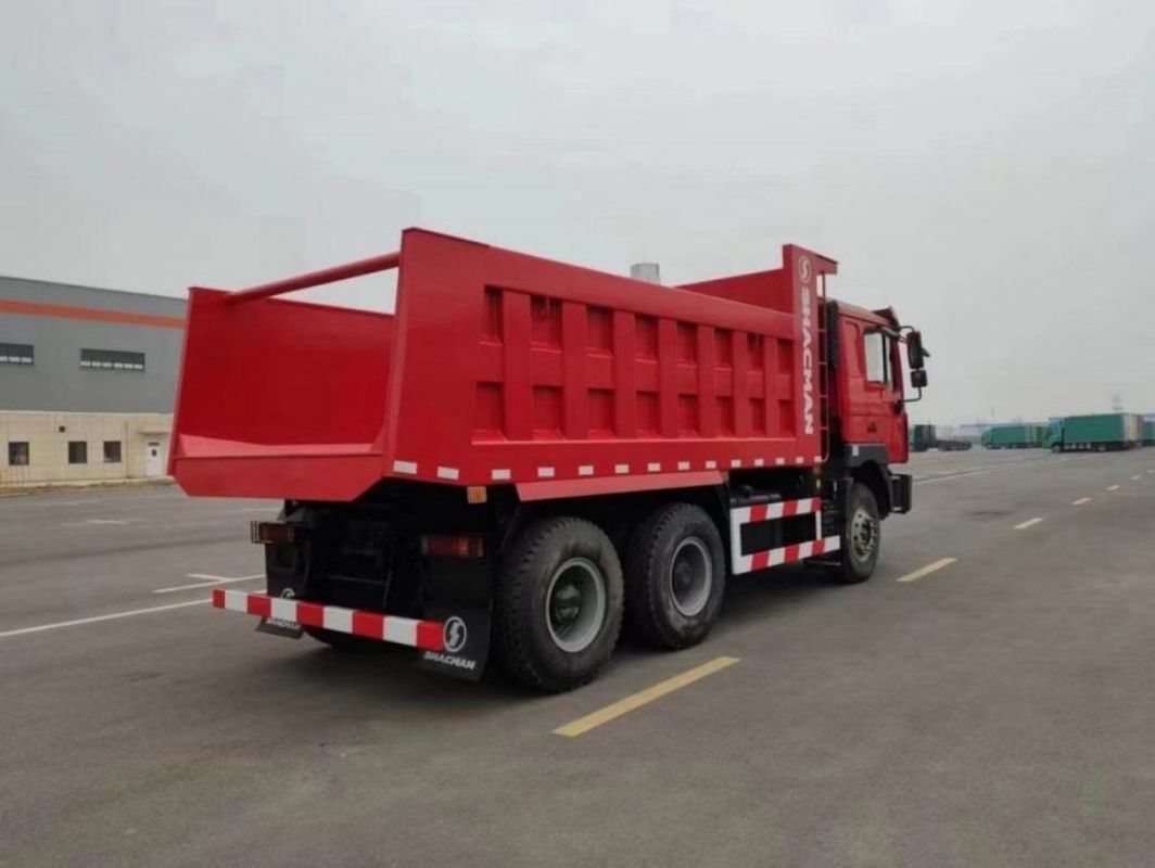 10 Intentos SHACMAN camión rojo F3000 camión camión camión de descarga 380HP para la minería