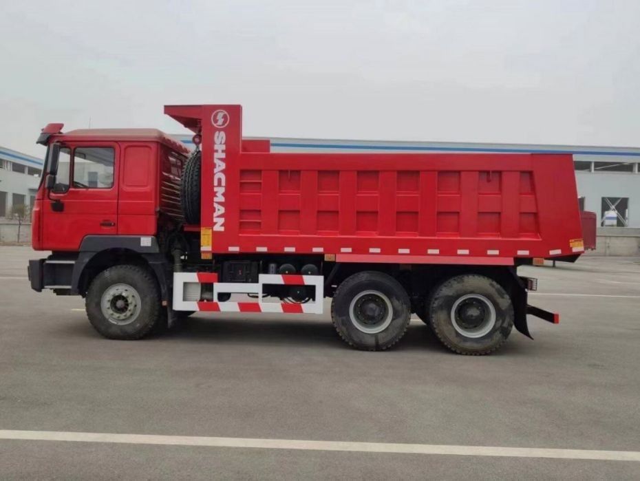 10 Intentos SHACMAN camión rojo F3000 camión camión camión de descarga 380HP para la minería