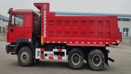 10 Intentos SHACMAN camión rojo F3000 camión camión camión de descarga 380HP para la minería
