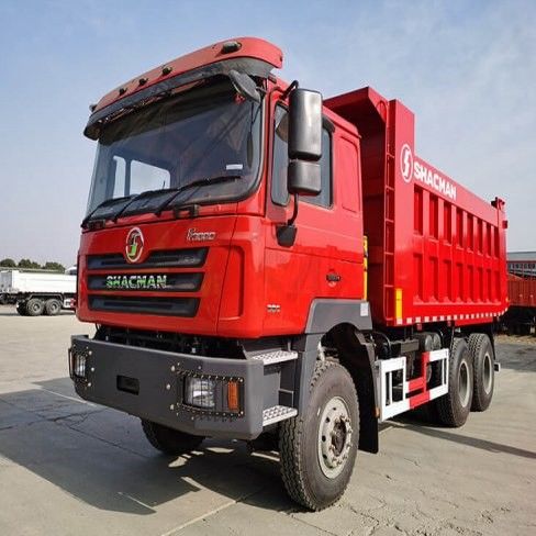 10 Intentos SHACMAN camión rojo F3000 camión camión camión de descarga 380HP para la minería