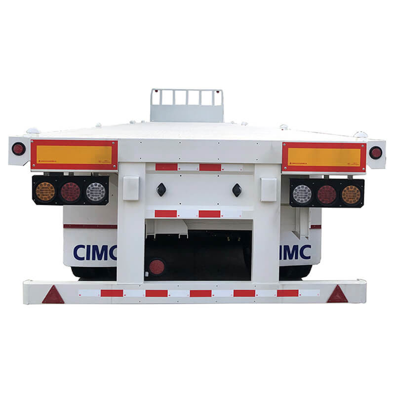 Remolque de plataforma extensible CMCC de 3 ejes y 40 toneladas, 40 pies, en venta