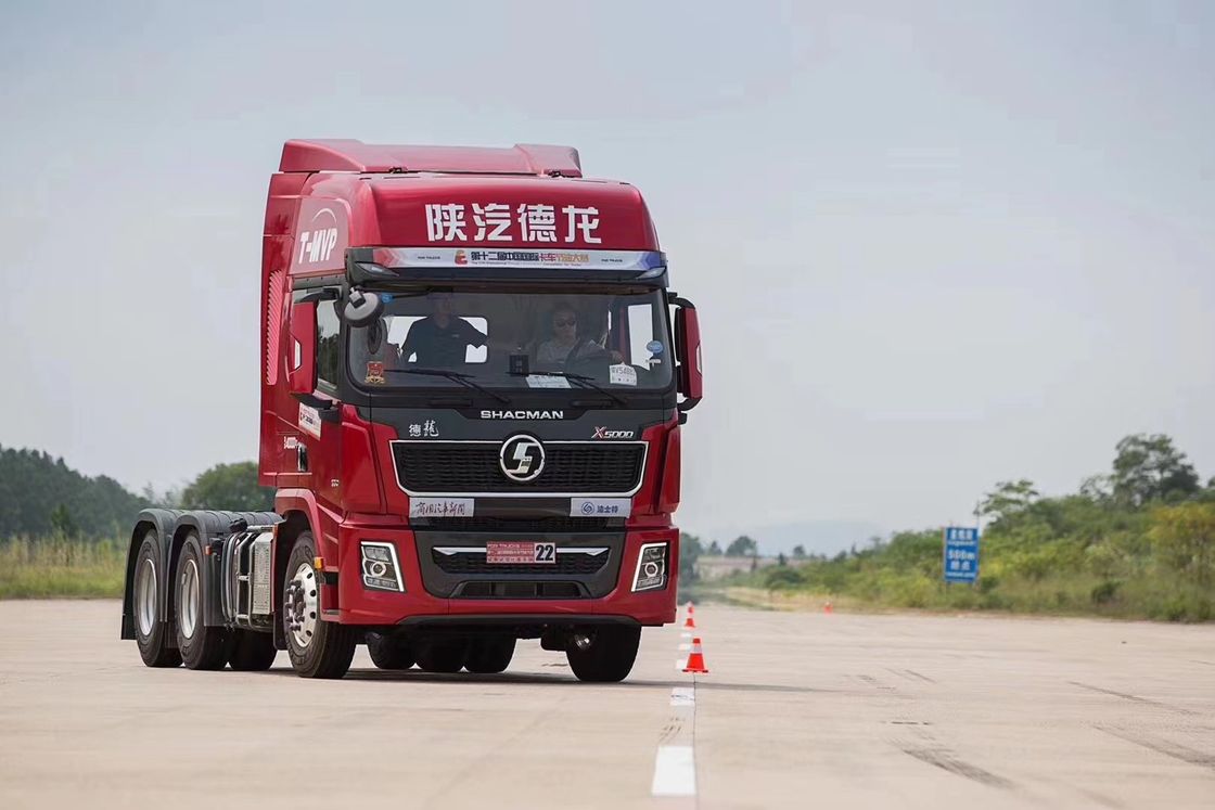 WP12.460E50 Motor y filtro de aire ordinario equipado con cabeza de tractor SHACMAN X5000 6x4 460HP EuroV Red Truck cabeza de tractor
