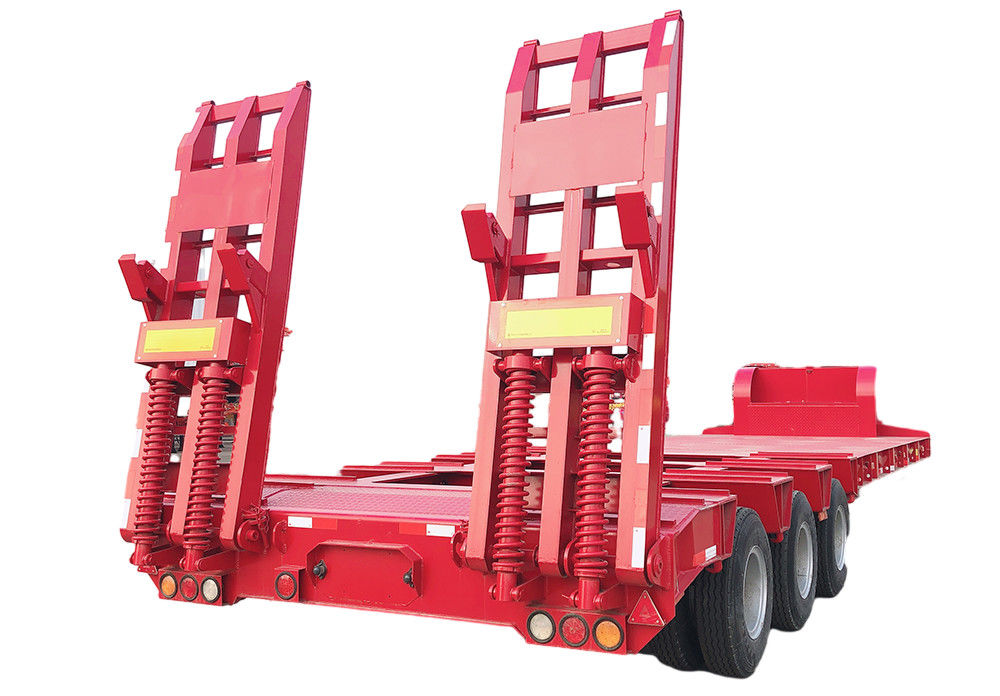 CIMC Camión de carga pesada con cama baja y semirremolque FUWA 3 Equipo de transporte de ejes