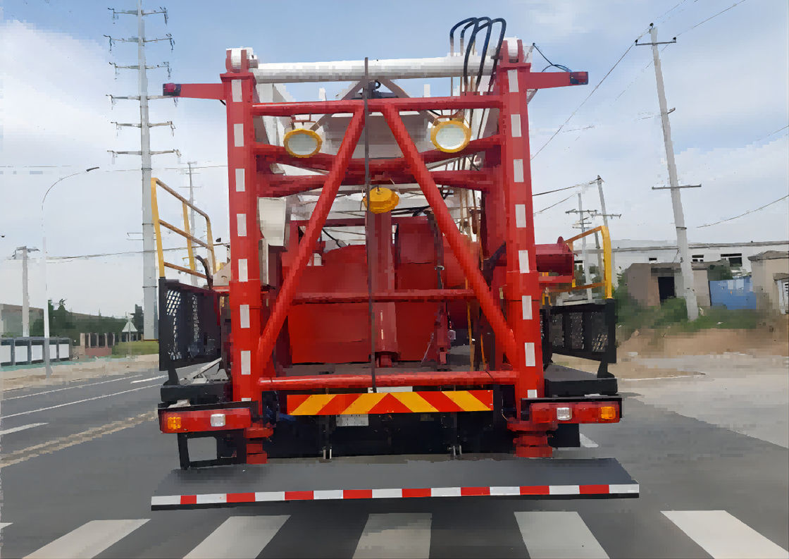 SHACMAN H3000 camión de perforación de petróleo 6x4 380HP EuroII Blanco 50Ton de la plataforma de petróleo camiones de movimiento