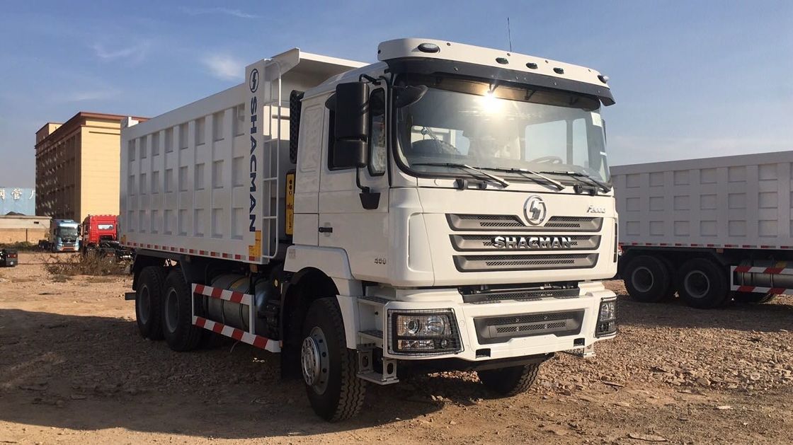 SHACMAN camión de descarga de 3 ejes con tirador H3000 6x4 400HP EuroII 50Ton camión de descarga de 3 ejes