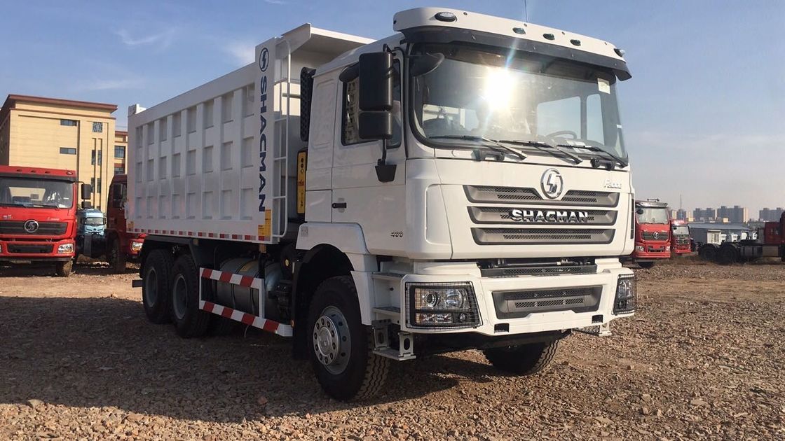 SHACMAN camión de descarga de 3 ejes con tirador H3000 6x4 400HP EuroII 50Ton camión de descarga de 3 ejes