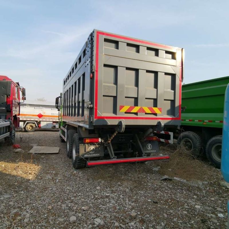Super Single neumáticos camión pesado camión diesel motor base de ruedas 170 pulgadas longitud 25 pies