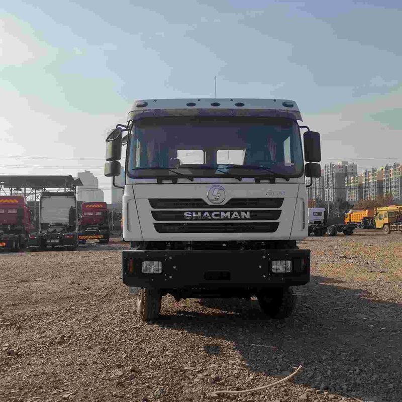 Rojo SHACMAN F3000 375HP Euro V 6 ruedas Tractor cabeza 4x2 motor WEICHAI