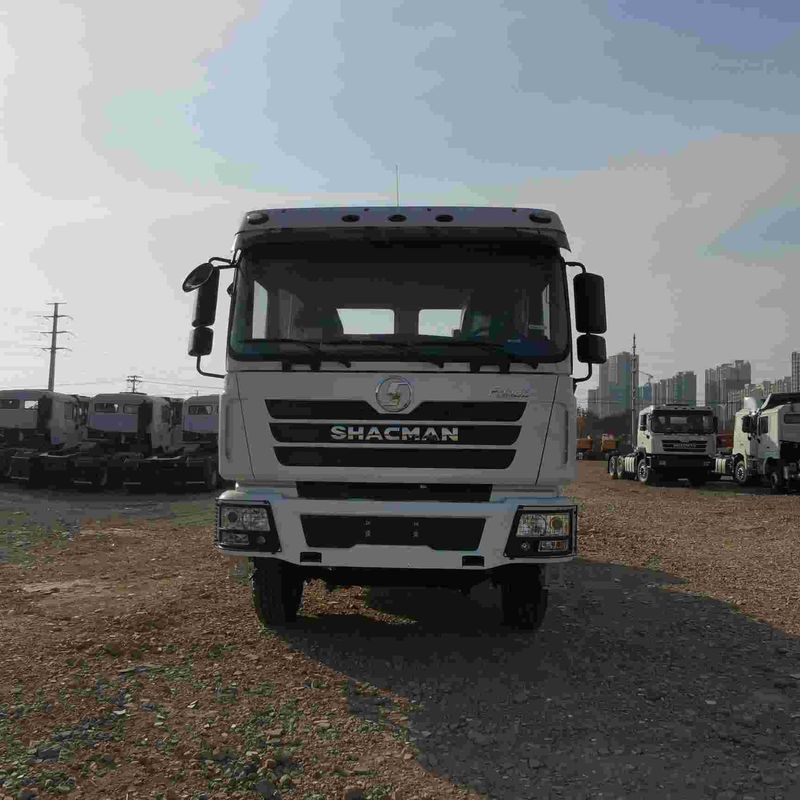 Rojo SHACMAN F3000 375HP Euro V 6 ruedas Tractor cabeza 4x2 motor WEICHAI