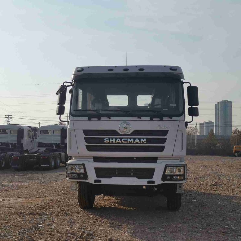 Rojo SHACMAN F3000 375HP Euro V 6 ruedas Tractor cabeza 4x2 motor WEICHAI
