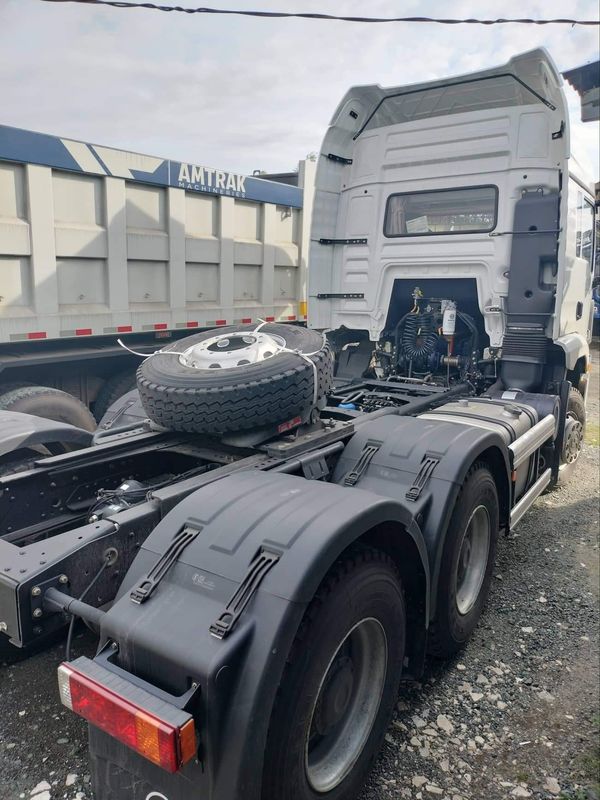Euro 2 10 ruedas camión tractor Shacman 430hp X3000 6 * 4 manual de camión pesado