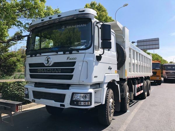 SHACMAN F3000 8x4 380hp EuroV camión de descarga doble eje de etapa con motor WEICHAI