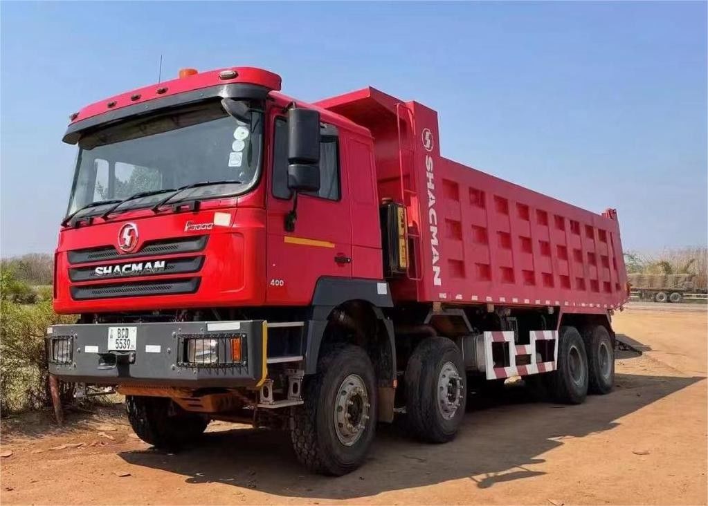 SHACMAN F3000 8x4 380hp EuroV camión de descarga doble eje de etapa con motor WEICHAI