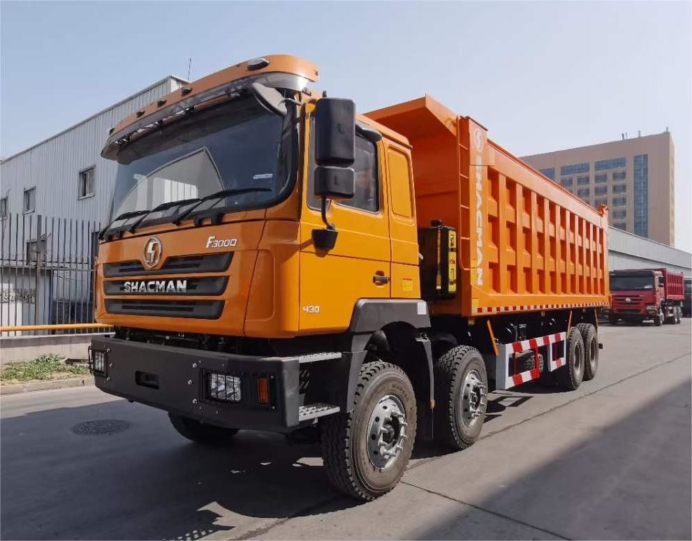 SHACMAN F3000 8x4 380hp EuroV camión de descarga doble eje de etapa con motor WEICHAI