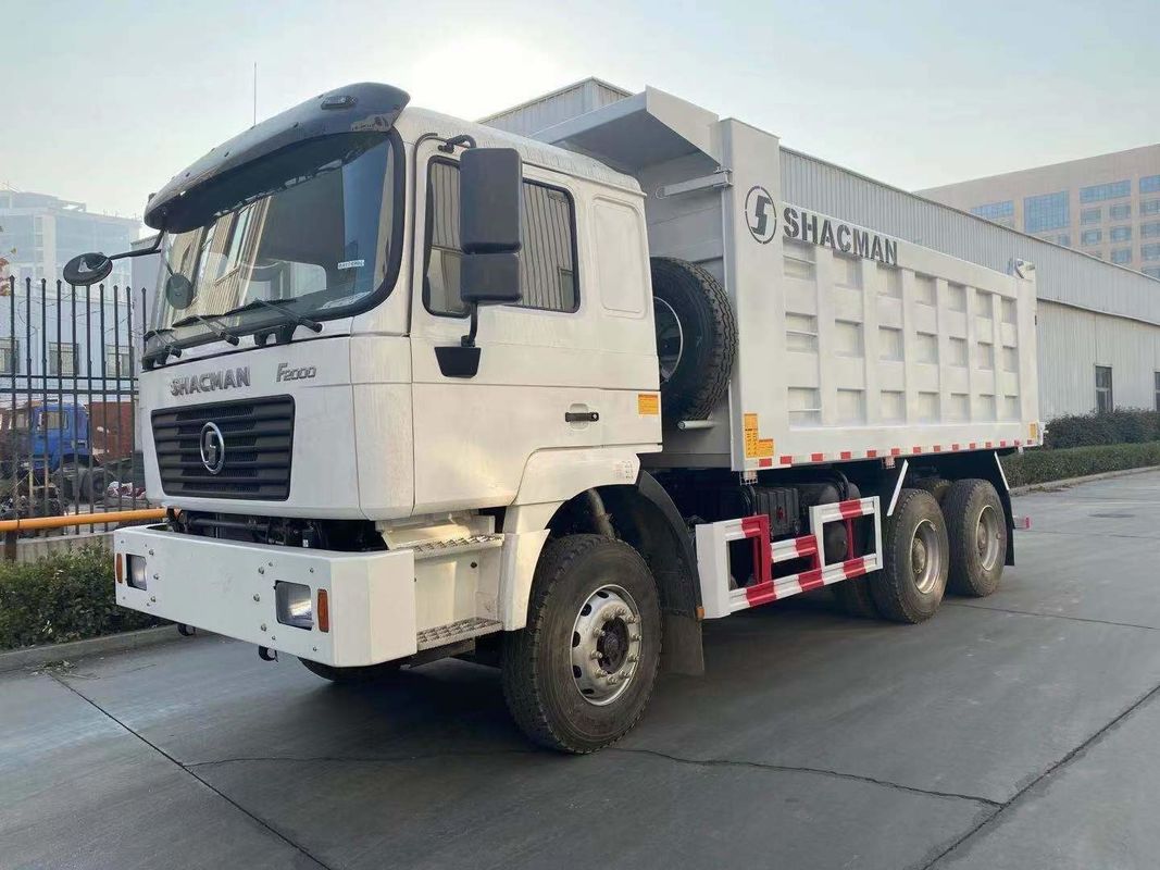 Camión con volante de 10 ruedas F2000 Dirección a mano izquierda 6x4 Camión descargable SHACMAN Motor diesel WP10.290E32