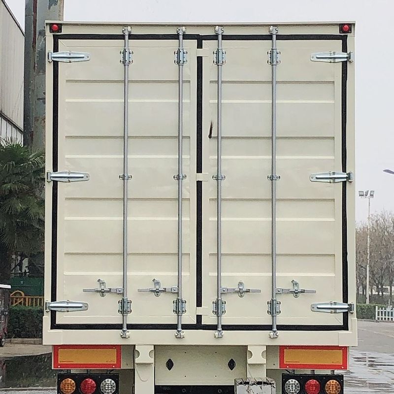 Tipo de camioneta SHACMAN Semi-remolque 50T 3 eje de pie semi-remolque seco camión CIMC