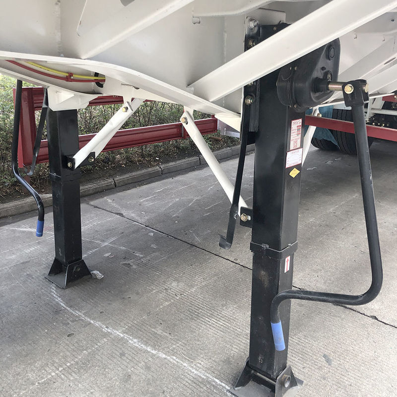 Tipo de camioneta SHACMAN Semi-remolque 50T 3 eje de pie semi-remolque seco camión CIMC