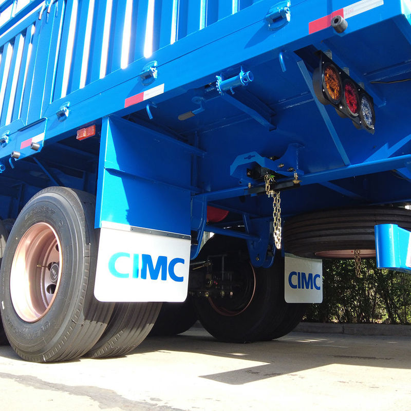 CIMC 3 Ejes Camión cerca de carga 60 toneladas Semirremolque con contenedor de bloqueo de giro