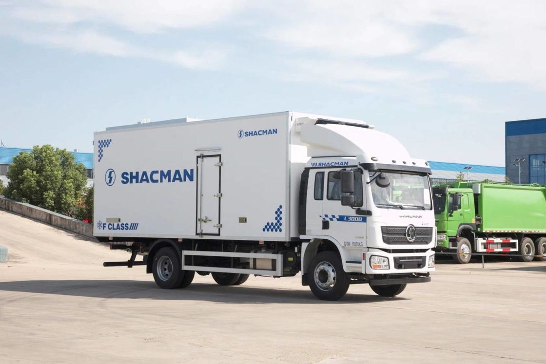 SHACMAN L3000 camioneta de carga 4x2 340hp camión de camión 290hp Euro II Blanco 6 ruedas camión de carga