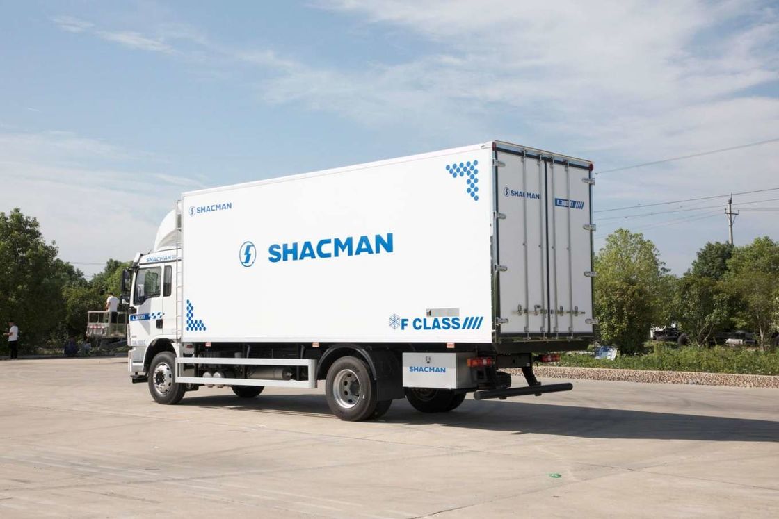 SHACMAN L3000 camioneta de carga 4x2 340hp camión de camión 290hp Euro II Blanco 6 ruedas camión de carga