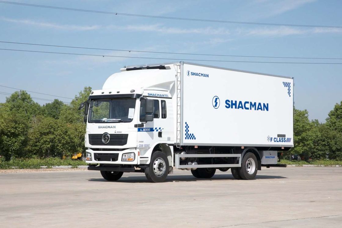 SHACMAN L3000 camioneta de carga 4x2 340hp camión de camión 290hp Euro II Blanco 6 ruedas camión de carga
