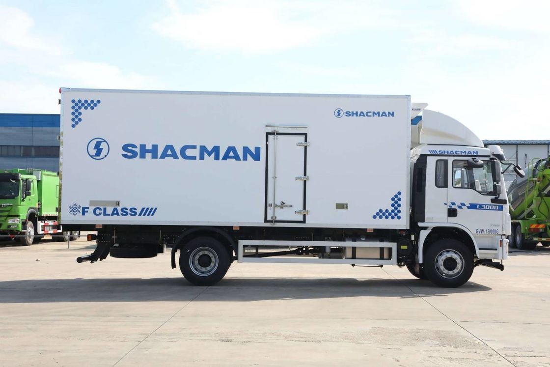 SHACMAN L3000 camioneta de carga 4x2 340hp camión de camión 290hp Euro II Blanco 6 ruedas camión de carga