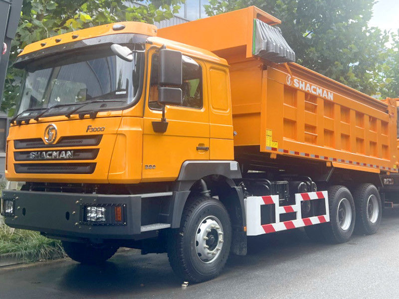 Camión de descarga pesado Aurora White con MAN 2 * 16 T Eje de doble etapa y φ430 diafragma de embrague de resorte